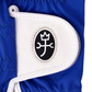 Castelbajac Men's Synthetic Leather Slogan Gloves - Blue