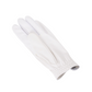 Castelbajac Men's Synthetic Leather Slogan Gloves - White
