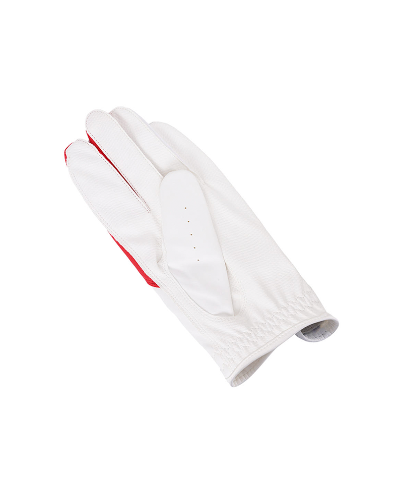 Castelbajac Men's Synthetic Leather Character Gloves - Red
