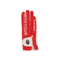 Castelbajac Women's Synthetic Leather Logo Two-Handed Gloves - Red