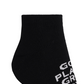 Castelbajac Men's Season Slogan Point Ankle Socks - Black