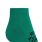 Castelbajac Men's Season Slogan Point Ankle Socks - Green