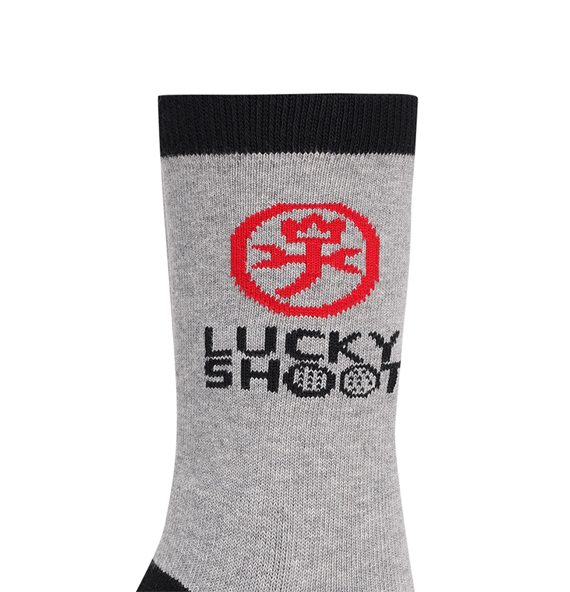 Castelbajac Men's Contrast Accent Long Socks - Grey