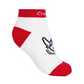 Castelbajac Women's Color Block Character Ankle Socks - Red