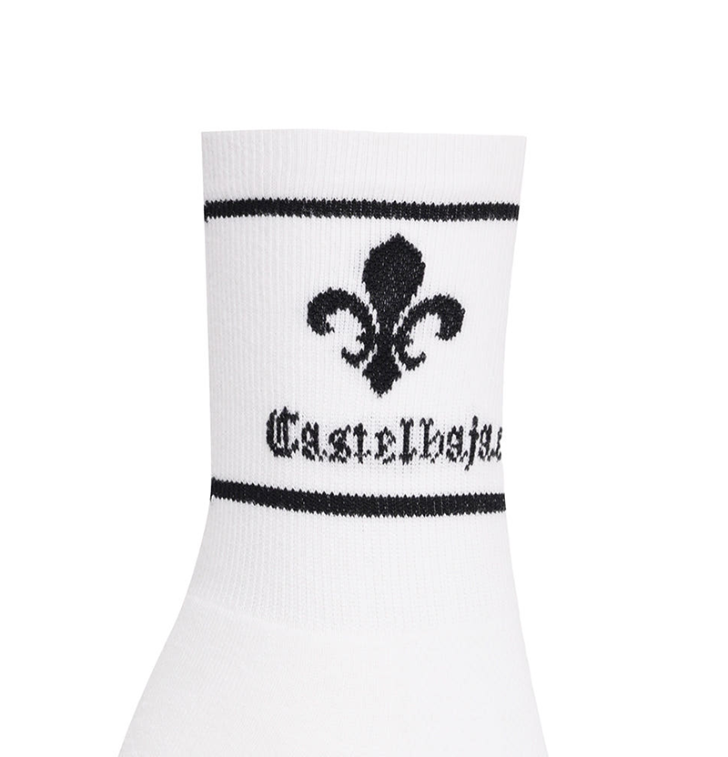 Castelbajac Women's Capsule Line Long Socks - White