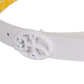 Castelbajac Women's Reversible Belt - White