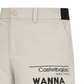 Castelbajac Men's Double-Sided Wool Band 5-Cuff Shorts - 2 Colors