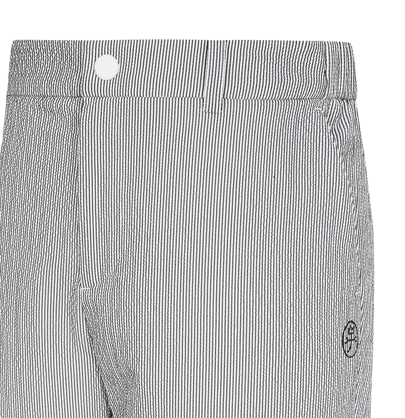 Castelbajac Men's Seersucker Pants - White