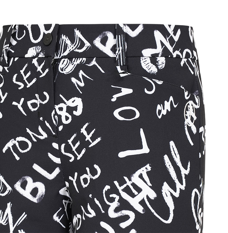 Castelbajac Women's Full-Length Letter Pants - 2 Colors