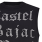 Castelbajac Men's Front Logo Knit Vest - Black