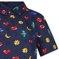 Castelbajac Men's Pixel Print Polo T-Shirt - 2 Colors