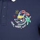 Castelbajac Men's Hope Short-Sleeve Collared T-Shirt - Navy