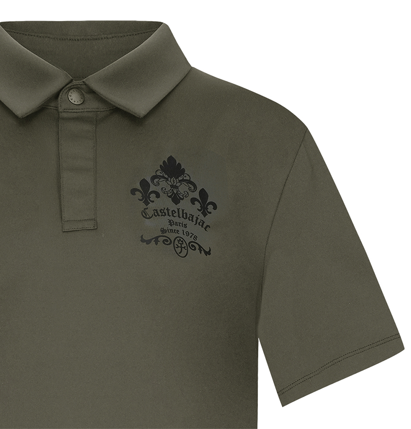 Castelbajac Men's Shoulder Print Polo T-Shirt - 2 Colors