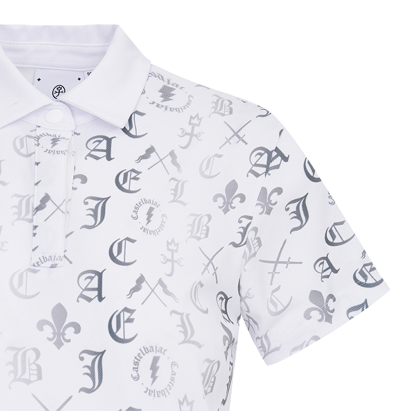 Castelbajac Women's Capsule Line Full-Print Short-Sleeve Collared Shirt - 2 Colors