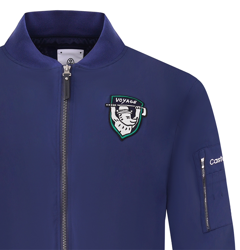 Castelbajac Men's Bomber Blouson Jumper - Navy