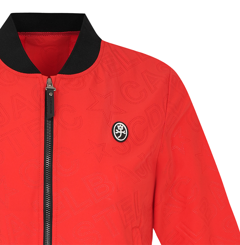 Castelbajac Women's Full-Length Logo Blouson Jumper - Red