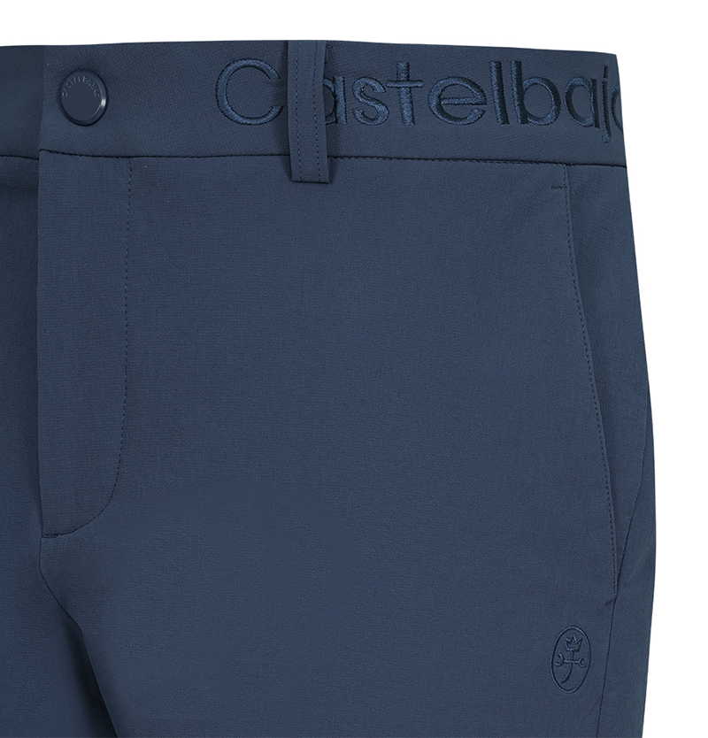 Castelbajac Men's Waist Embroidered Spandex Pants - 3 Colors