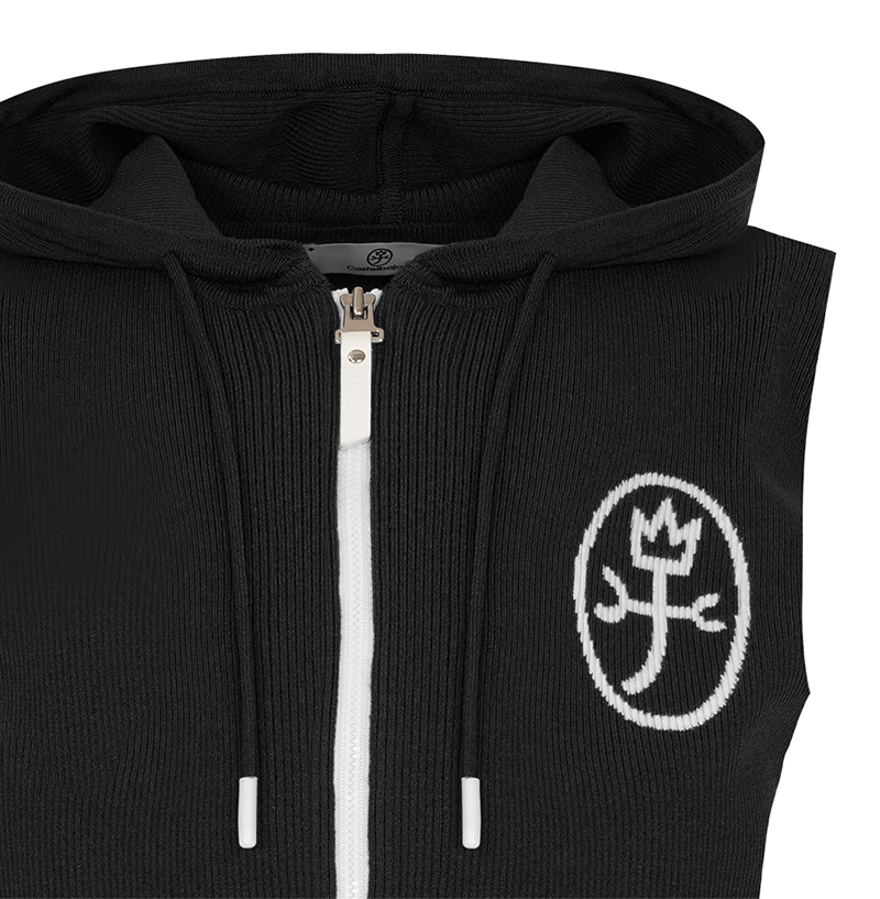 Castelbajac Women's Hooded Zip-Up Vest - 3 Colors