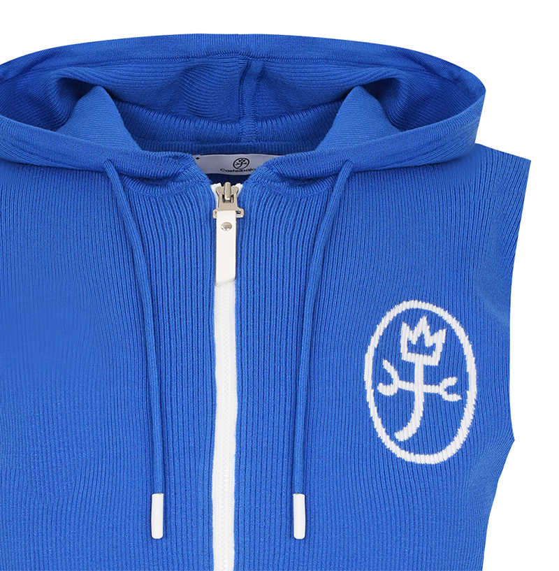 Castelbajac Women's Hooded Zip-Up Vest - 3 Colors
