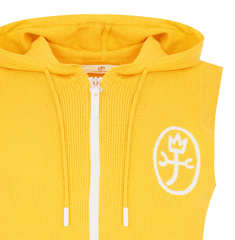 Castelbajac Women's Hooded Zip-Up Vest - 3 Colors