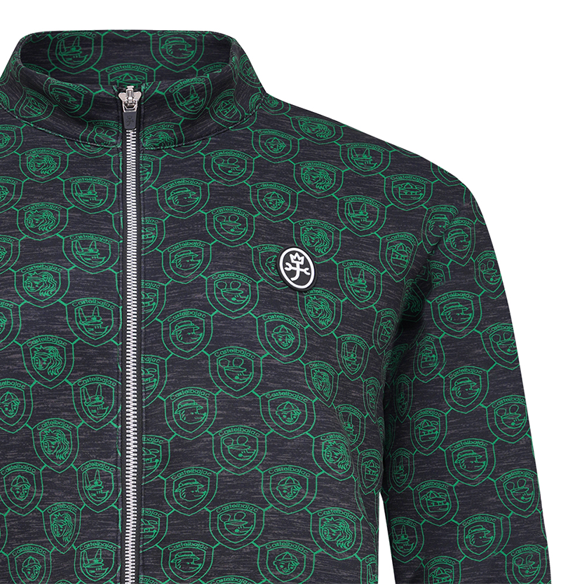 Castelbajac Men's JQD Print Training Top - Green