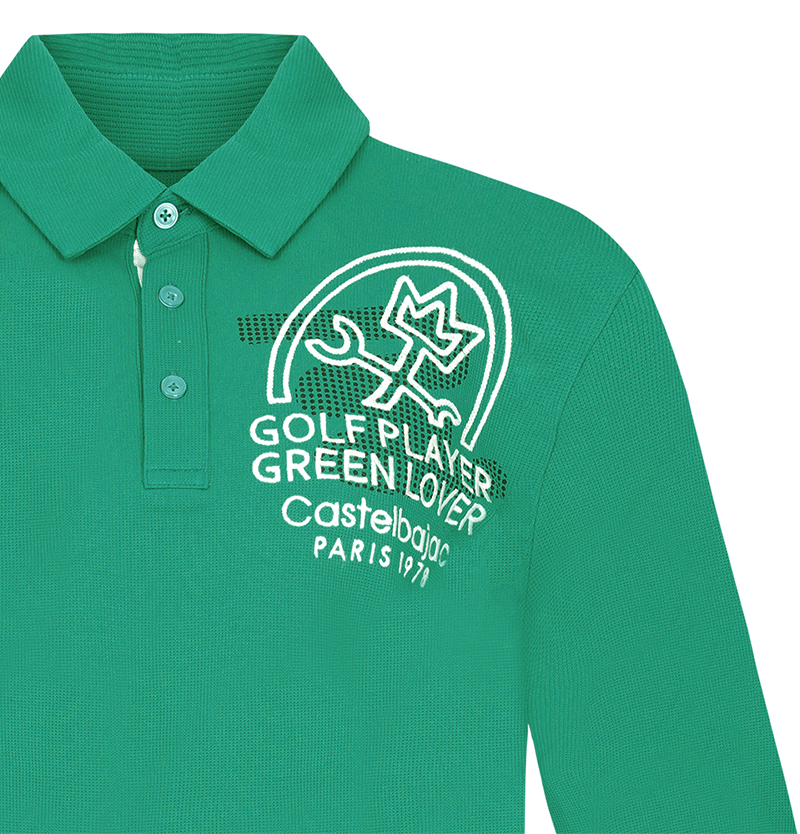 Castelbajac Men's Chest One-Point Collar T-Shirt - 3 Colors