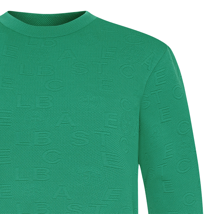 Castelbajac Men's Egg Blazon Logo Embossed JQD MTM - Green