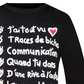 Castelbajac Women's Lettering Artwork Print Round T-Shirt - 3 Colors