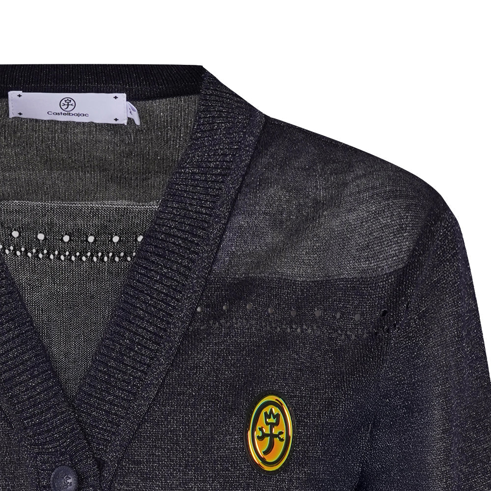 Castelbajac Women's Skashi V-Neck Cardigan - Navy