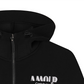 Castelbajac Women's Artwork Point Hooded Zip-Up - Black