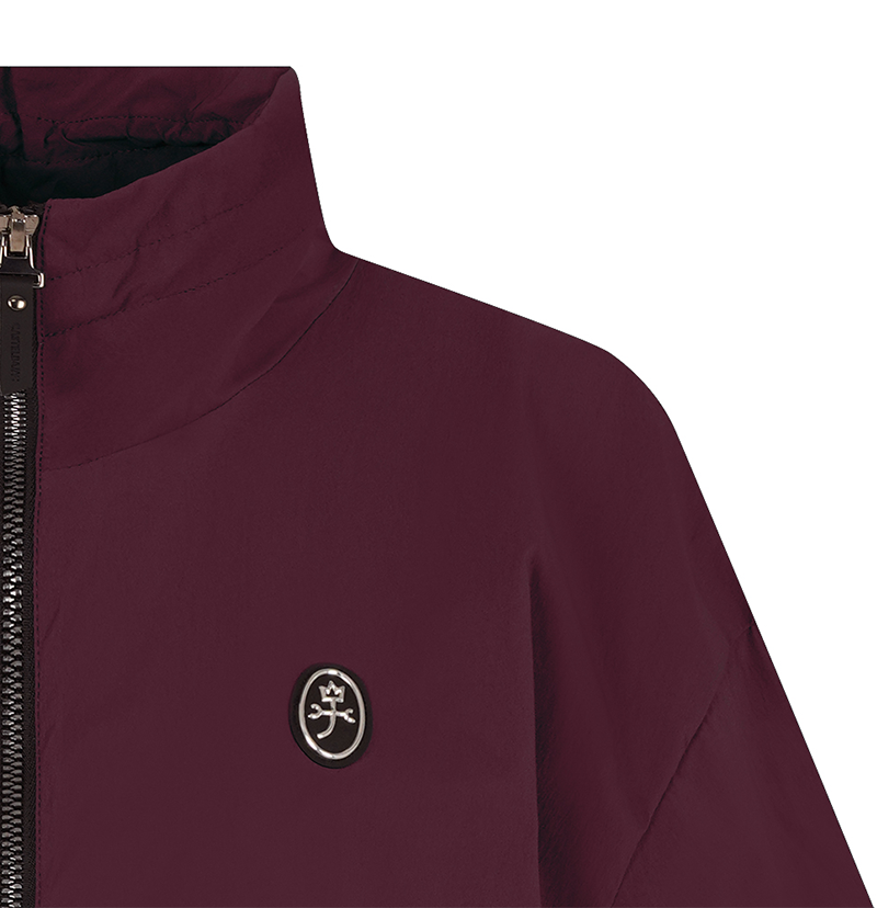 Castelbajac Women's String Zip-Up Short-Sleeve Vest - Purple