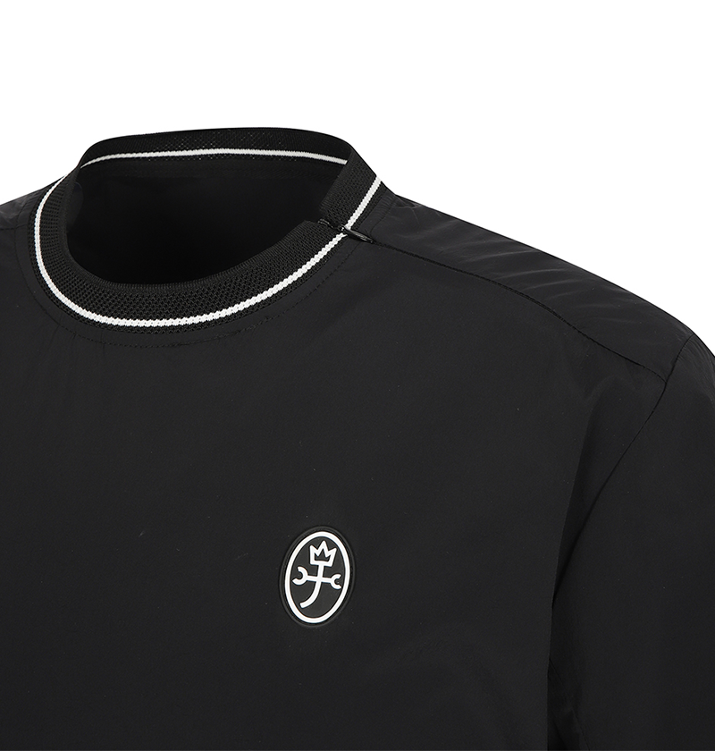 Castelbajac Men's Woven Short-Sleeve T-Shirt - Black