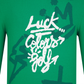 Castelbajac Men's Lettering Round Sweater - Green