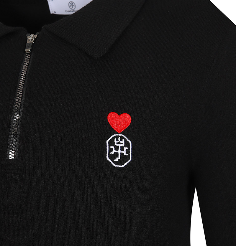 Castelbajac Women's Eri Half-Zip Sweater - Black