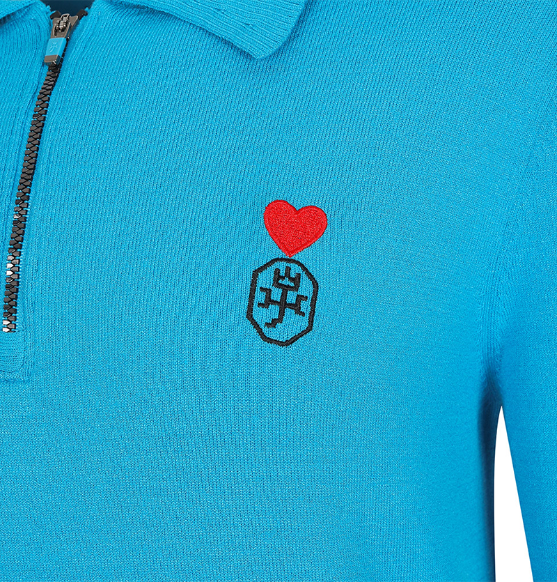 Castelbajac Women's Eri Half-Zip Sweater - Blue