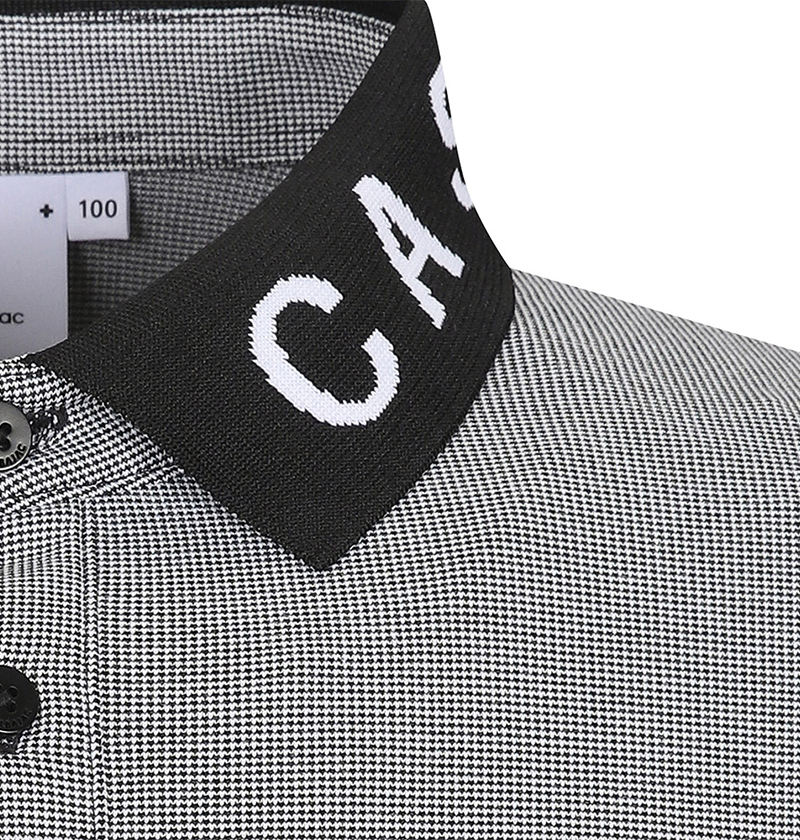 Castelbajac Men's Lettering Collar T-Shirt - Black