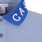 Castelbajac Men's Lettering Collar T-Shirt - Blue