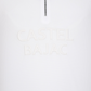 Castelbajac Men's High-Neck Half-Zip T-Shirt in Textured Fabric - White