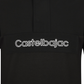 Castelbajac Men's Woven Mix Hooded T-Shirt - Black