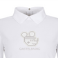 Castelbajac Women's Character Embroidered Collar T-Shirt - White