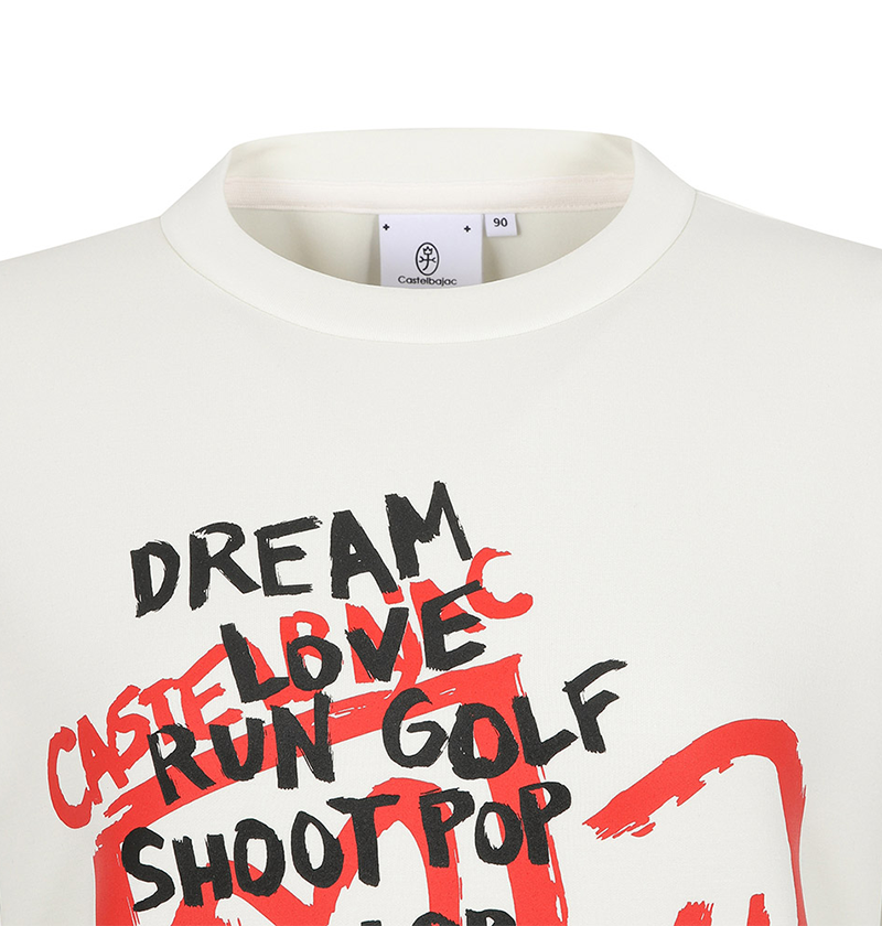 Castelbajac Women's Artwork Print Round T-Shirt - Ivory