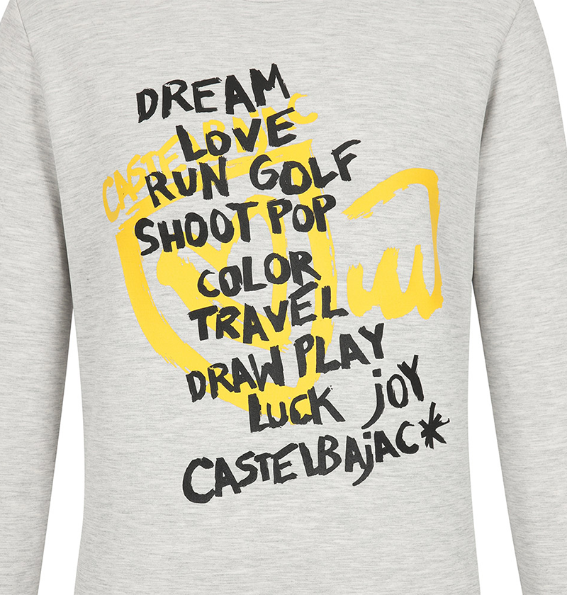 Castelbajac Women's Artwork Print Round T-Shirt - M/Grey