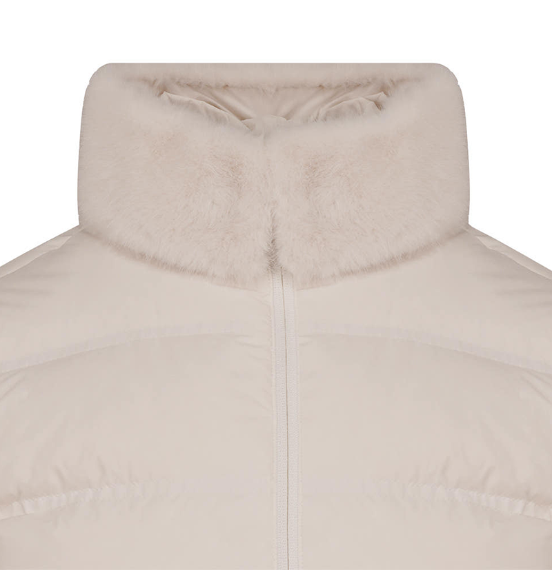 Castelbajac Women's Fur Duck Down Padding - Ivory