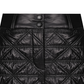 Castelbajac Women's Black Line Quilted Padded Shorts - Black