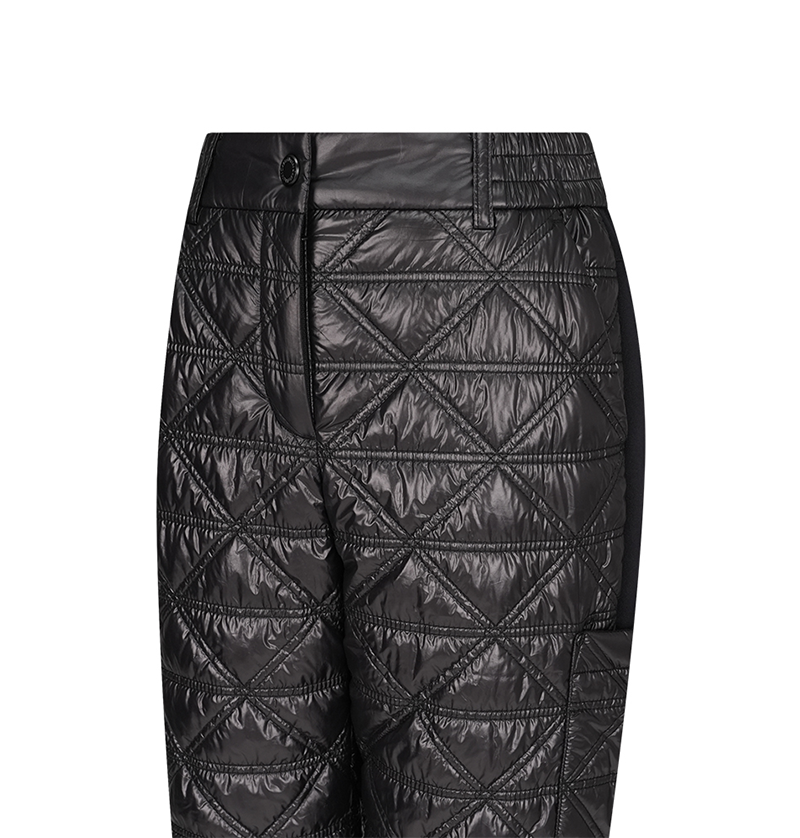 Castelbajac Women's Black Line Quilted Padded Jogger Pants - Black
