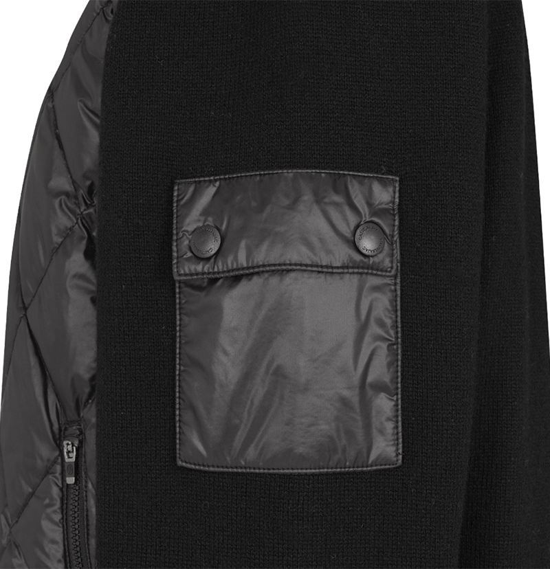 Castelbajac Men's Hybrid Duck Down Quilted Jumper - Black