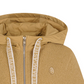 Castelbajac Women's Artwork Embroidered Hybrid Padded Zip-Up Hoodie - Beige