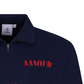 Castelbajac Men's Printed Half-zip Fleece T-shirt - Navy