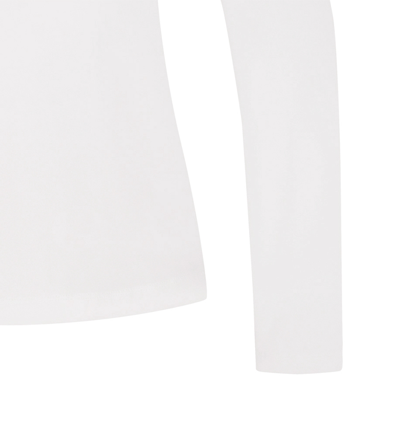 Castelbajac Women's Logo Embroidered Fleece Half-Length T-Shirt - White