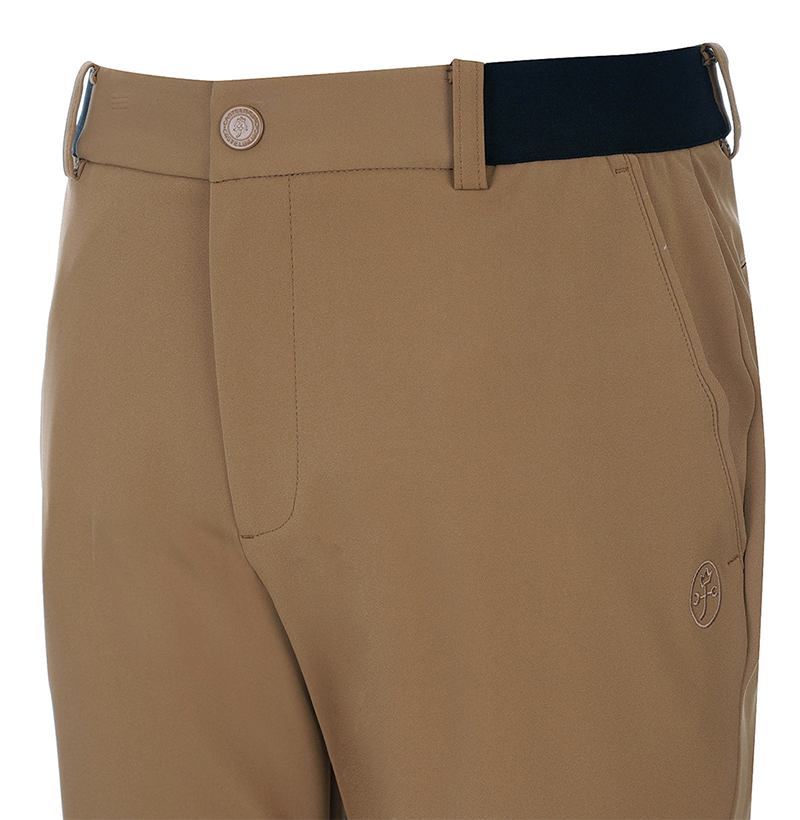 Castelbajac Men's Side Band Standard Pants - Brown